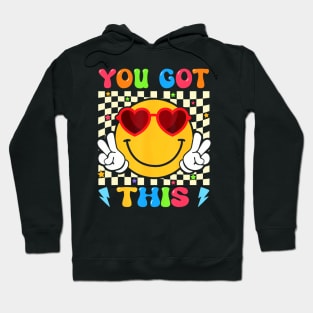 Groovy You Got This Motivational Testing Day Teacher Kids Hoodie